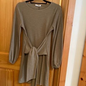 Brand new - olive green wrap dress